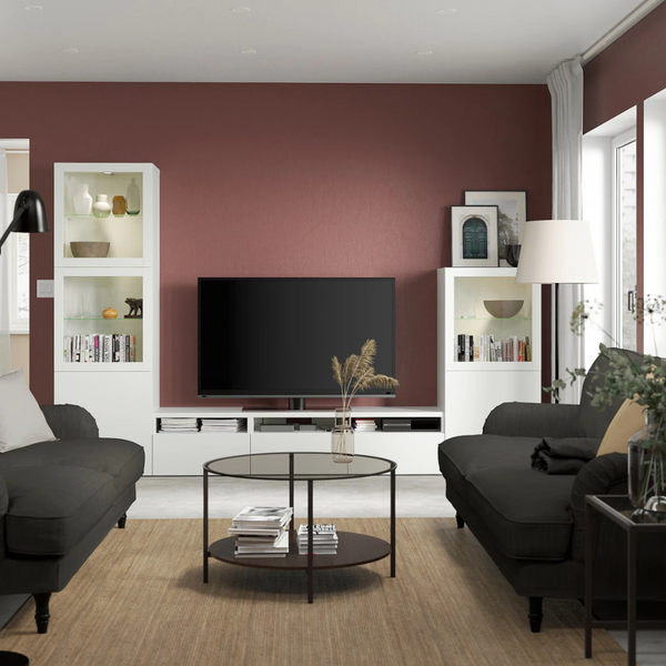 Kệ Tivi Có Kinh Kết Hợp Gỗ GTL KTV002 - Ảnh 4