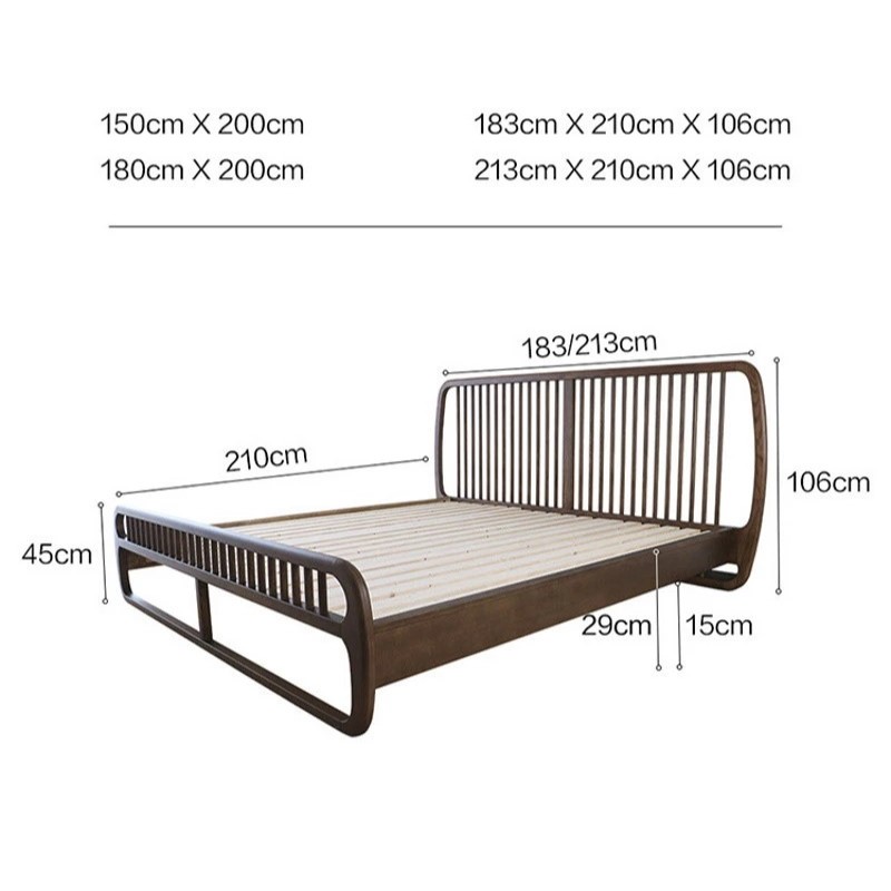 Giường ngủ gỗ thịt GTL GN001 - Ảnh 6